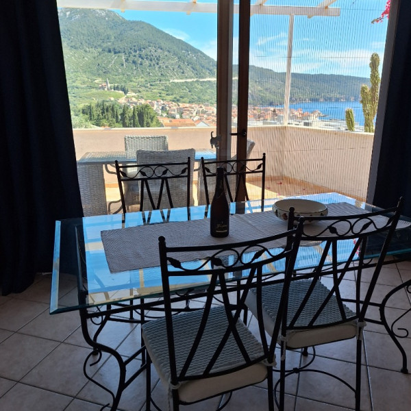 Dnevni boravak, Seaview apartmani Prvan Komiža, Seaview Apartmani Prvan uz more s pogledom, Komiža, otok Vis Komiža